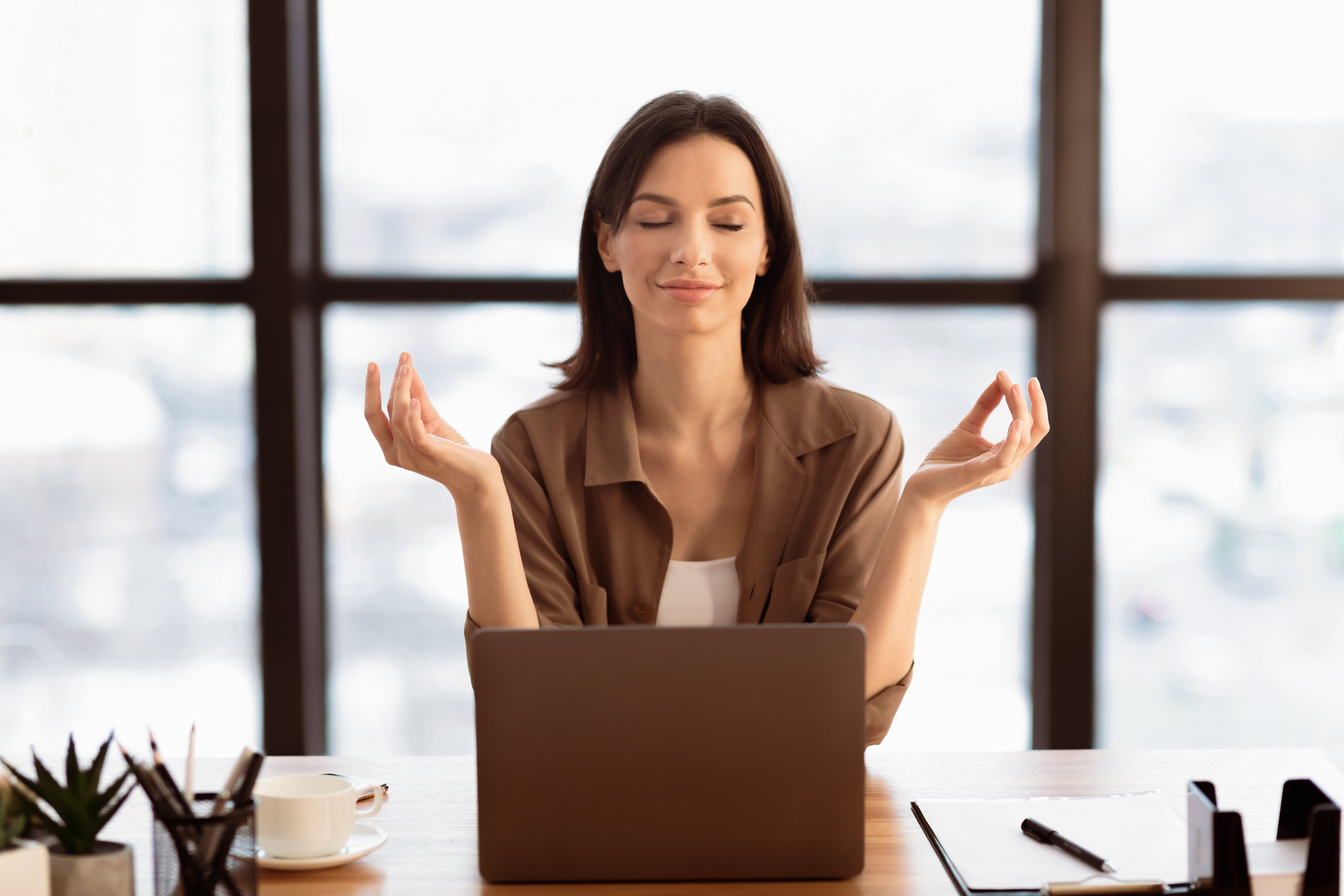 mental-hygiene-calm-beautiful-girl-meditating-workplace-dealing-with-stress-anxiety-empty